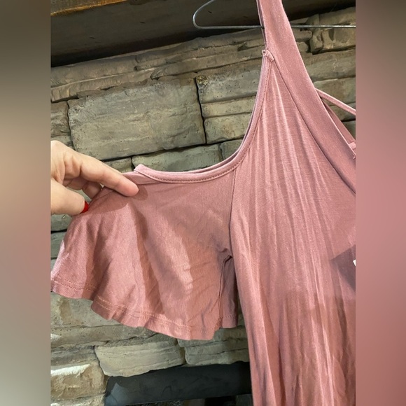 NWT Emerald‎ boutique brand mauve tank blouse - Picture 2 of 4